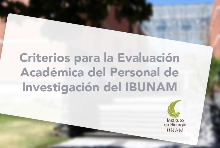 del Personal de Investigación del IBUNAM